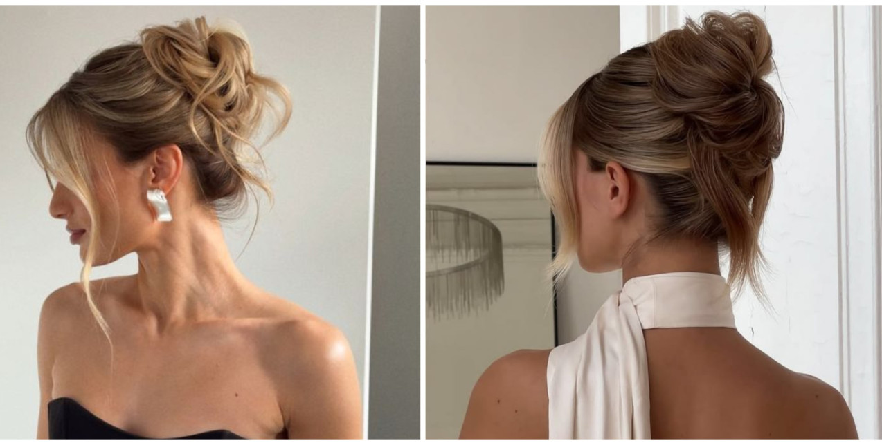 Πώς να πετύχετε ένα messy bun που δείχνει ακόμα καλύτερο από ένα sleek back