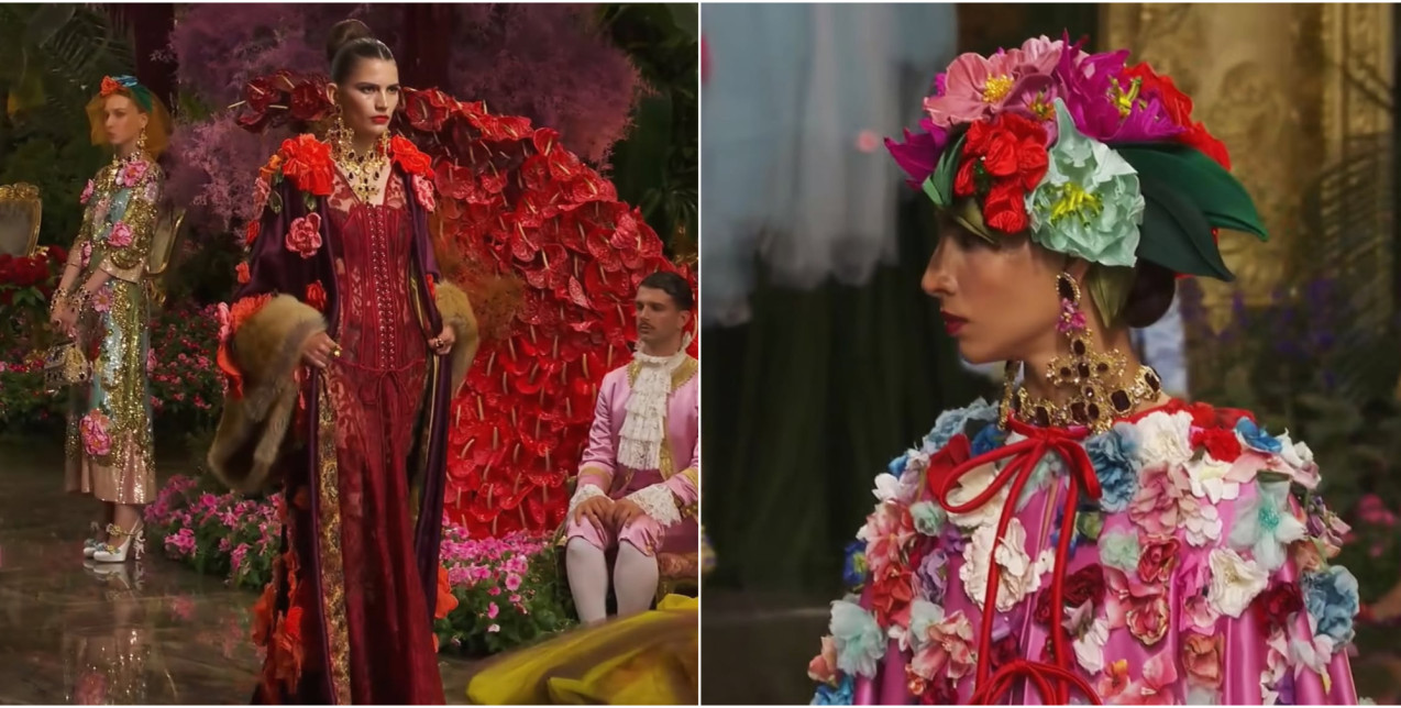 Η Σικελία πρωταγωνιστεί ξανά στην Alta Moda των Dolce&Gabbana