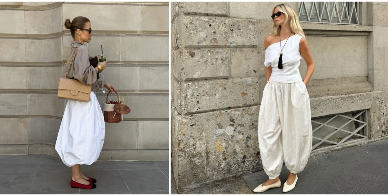 Balloon pants: Πώς να φορέσετε το μεγαλύτερο trend της σεζόν σε κάθε περίσταση