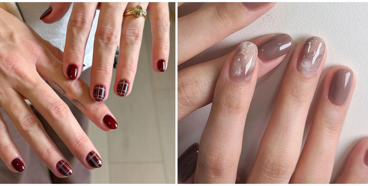 Τα πρώτα φθινοπωρινά patterned manicures είναι ultra chic και μας βάζουν ομαλά σε cozy mood