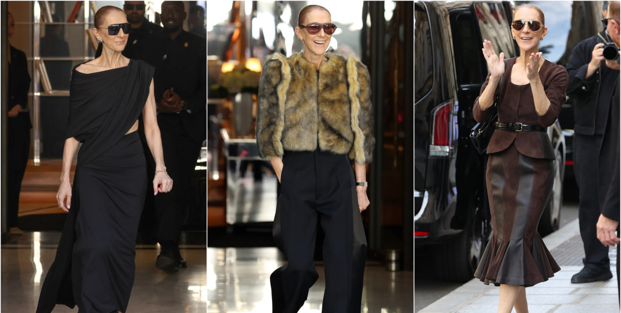 Céline keeps going on: Τα one-of-a-kind looks της Céline Dion στους δρόμους του Παρισιού