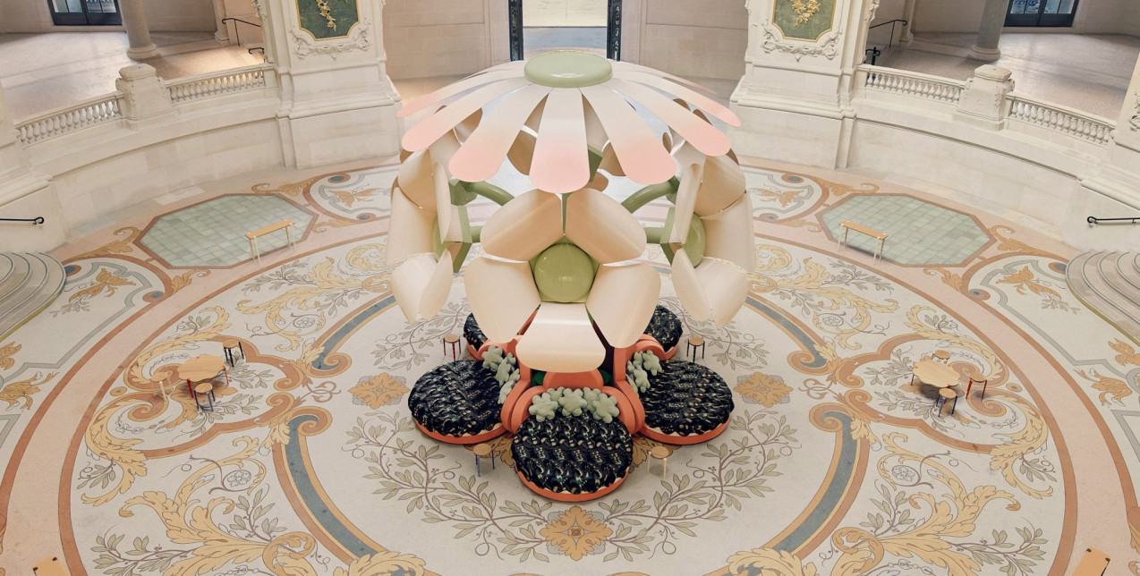 Paris Design Week 2026: Ένα γιγάντιο λουλούδι ανθίζει στο Grand Palais