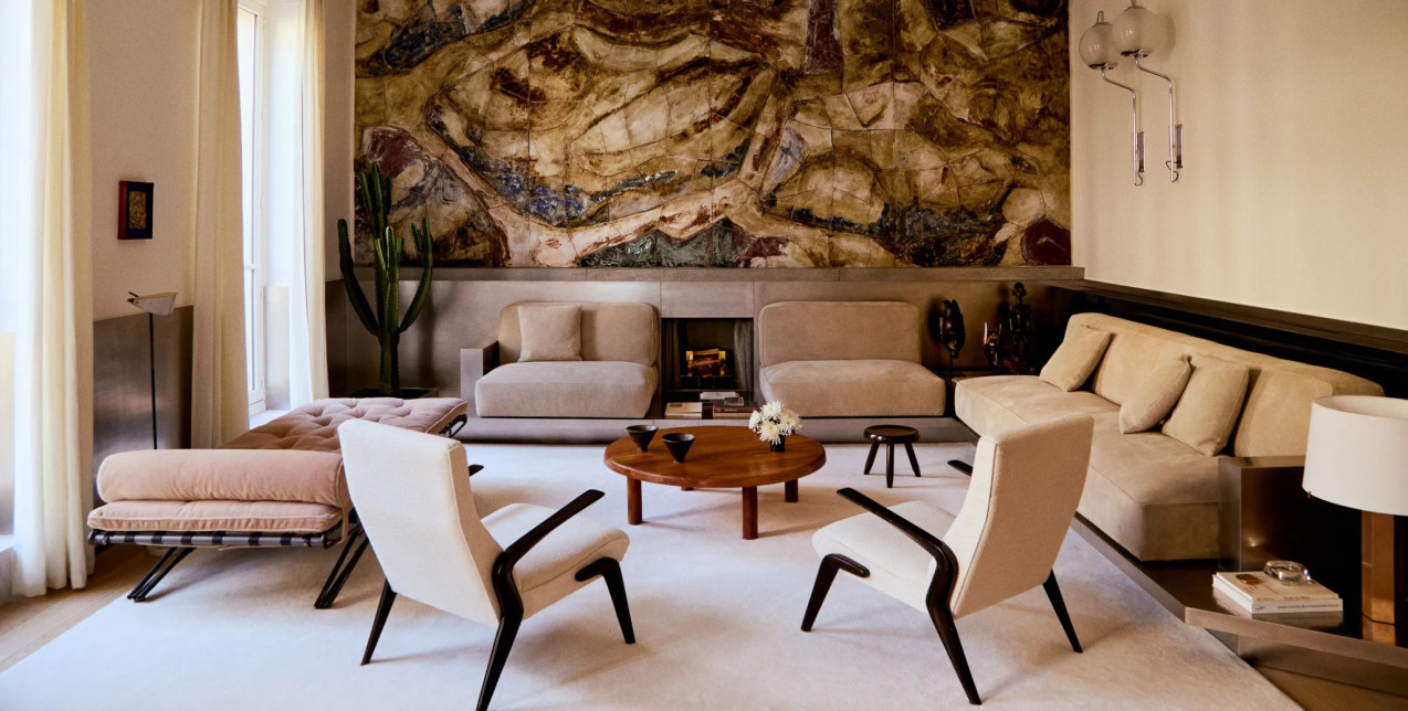 Ένα pied-à-terre στο Παρίσι εμπνέεται από ένα μυθιστόρημα του 1965 και μοιάζει να είναι φτιαγμένο για μεγάλες νύχτες