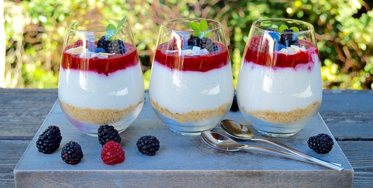 Δοκιμάστε το Raspberry cheesecake στην πιο υγιεινή του μορφή