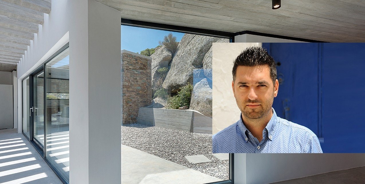 Μια μοναδική κατοικία με ιδιαίτερη αρχιτεκτονική στο Βώλαξ της Τήνου