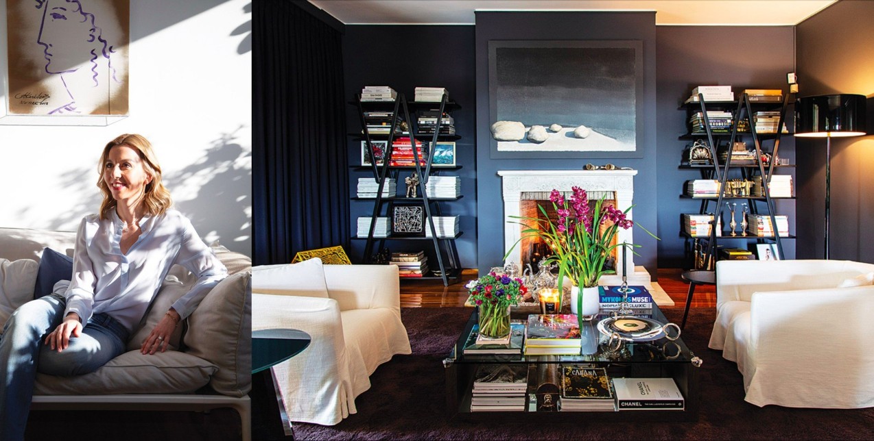 Η Μάγδα Τσολάκη Δελούδη μας υποδέχτηκε στο υπέροχο σπίτι της