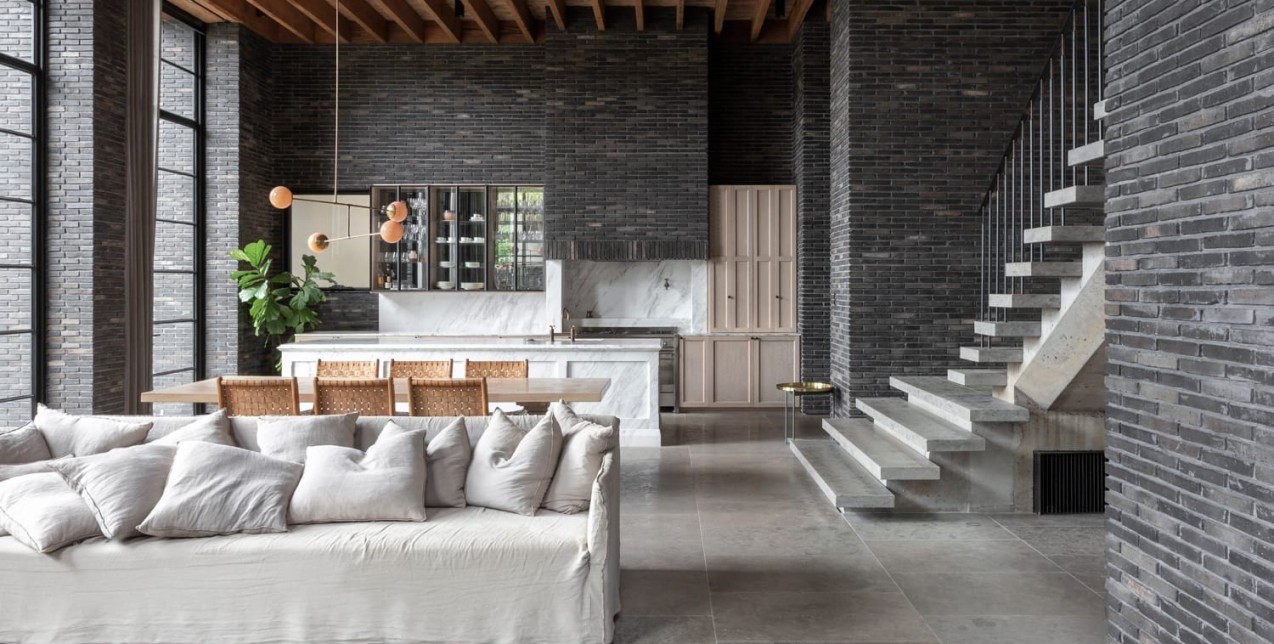 Μια υπέροχη μονοκατοικία στο Σίδνεϊ με industrial διακόσμηση