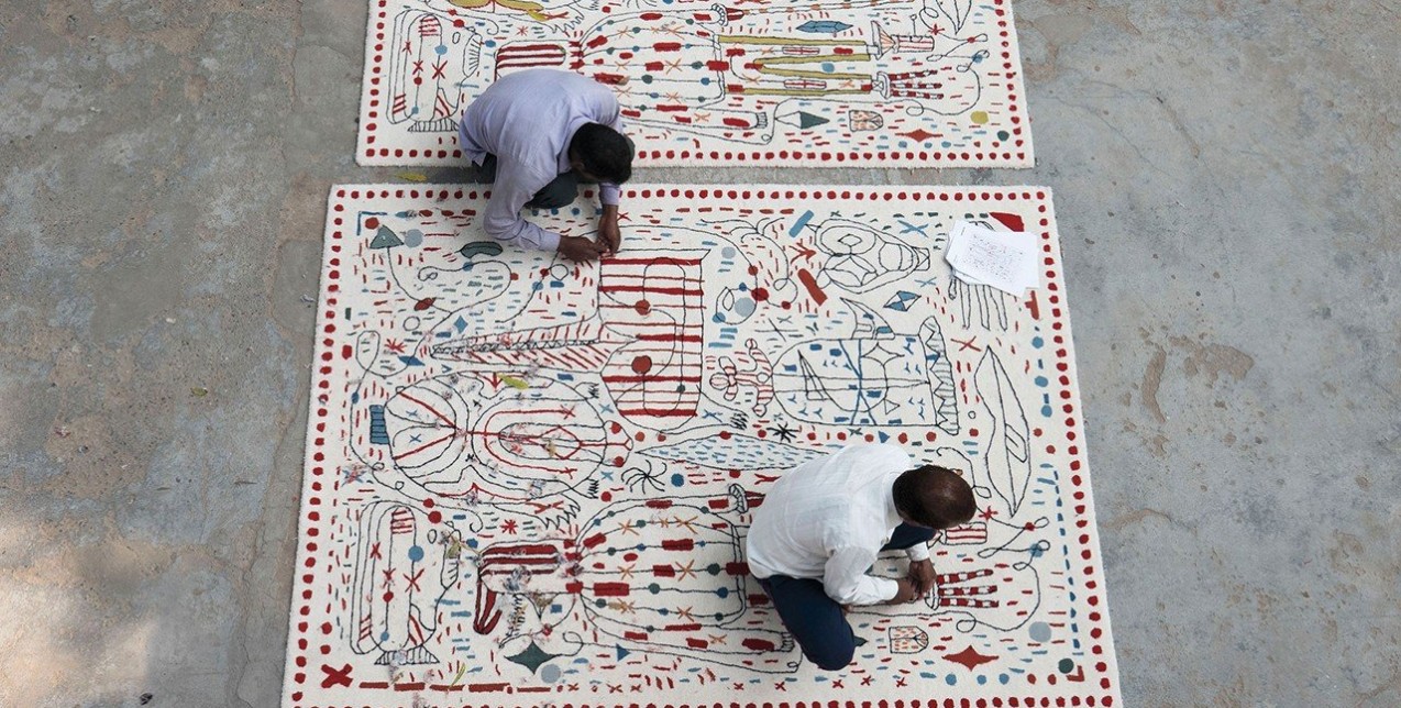 Tα surreal σκίτσα του Jaime Hayon για τα επετειακά χαλιά της Nanimarquina 