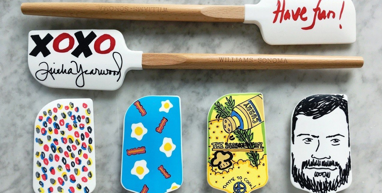 Celebrities σχεδιάζουν σπάτουλες μαγειρικής για φιλανθρωπικό σκοπό 