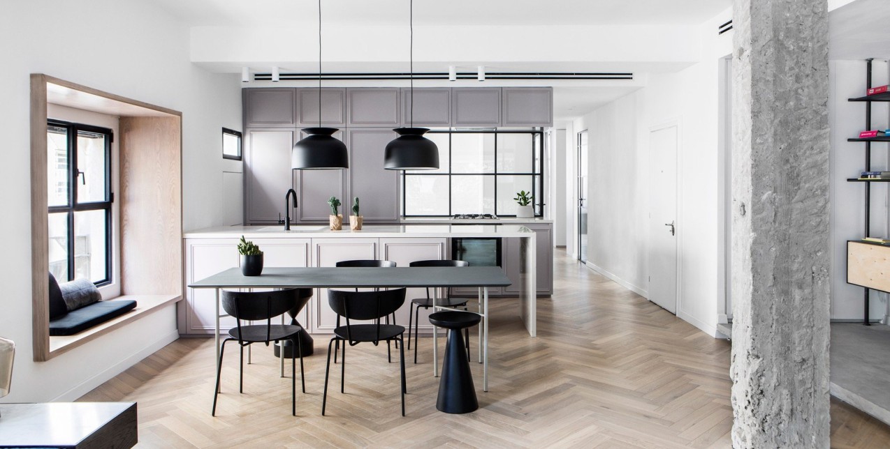 Ένα σύγχρονο διαμέρισμα στο Τελ Αβίβ που αποτελεί ωδή στο industrial design