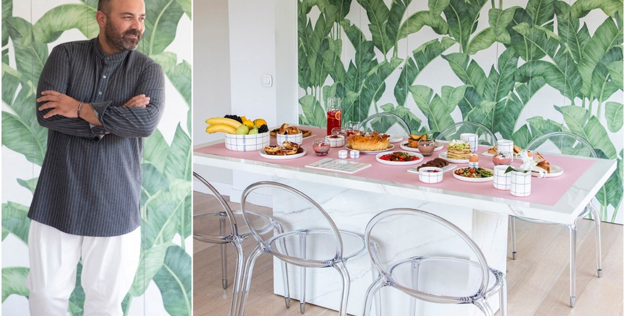 Ο μάγειρας και nomad chef Ανδρέας Λαγός μας υποδέχεται στο ιδιαίτερο σπίτι του στο κέντρο της Αθήνας