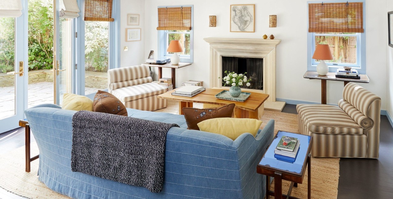 Aνακαλύψτε τη γοητευτική κι ευήλια κατοικία ενός ζευγαριού στα Hamptons