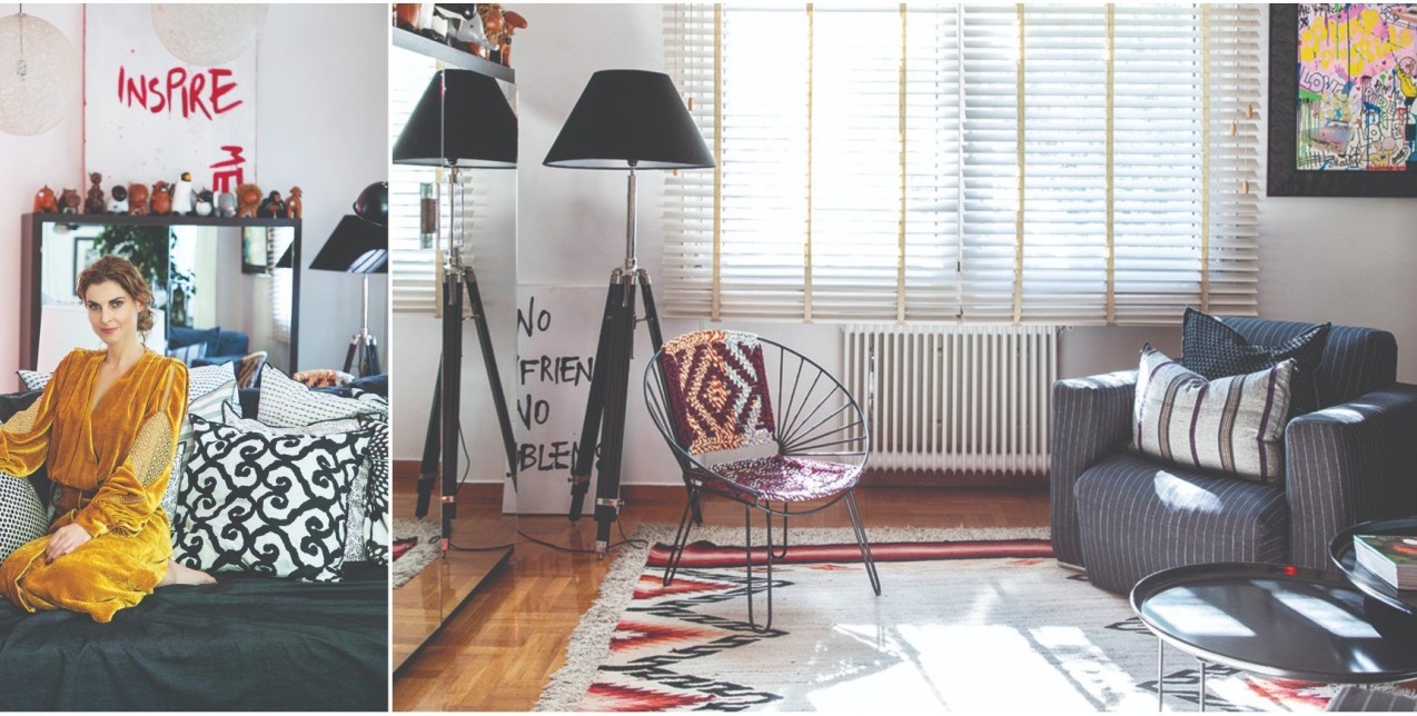 H Χριστιάννα Μοίρα ασχολείται με το interior design, κάνοντας restyle σε χώρους και αφήνοντας το δικό της, προσωπικό αποτύπωμα