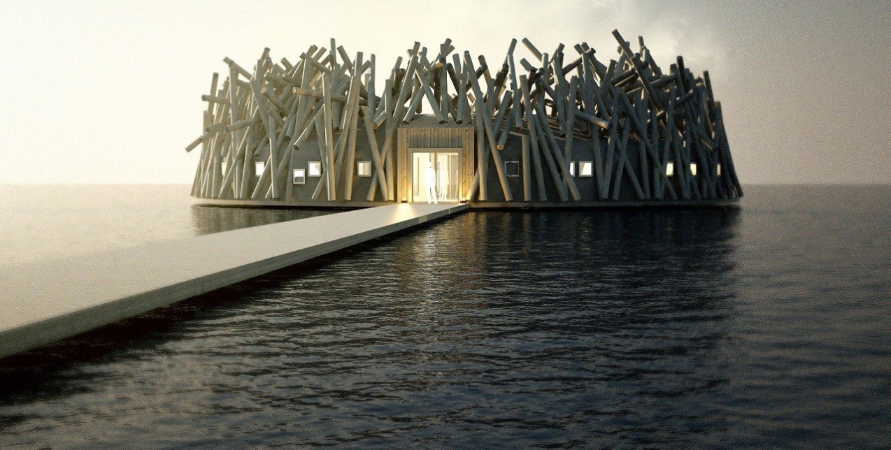 Arctic Bath: Μια ματιά στο ολοκαίνουριο οικολογικό ξενοδοχείο που επιπλέει στον ποταμό Lule της Σουηδίας 