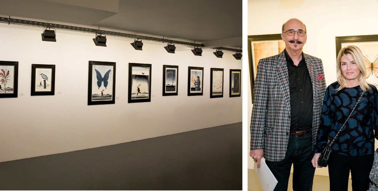 Την ατομική του έκθεση ζωγραφικής παρουσίασε ο διεθνούς φήμης εικαστικός Δημήτρης Γέρος 