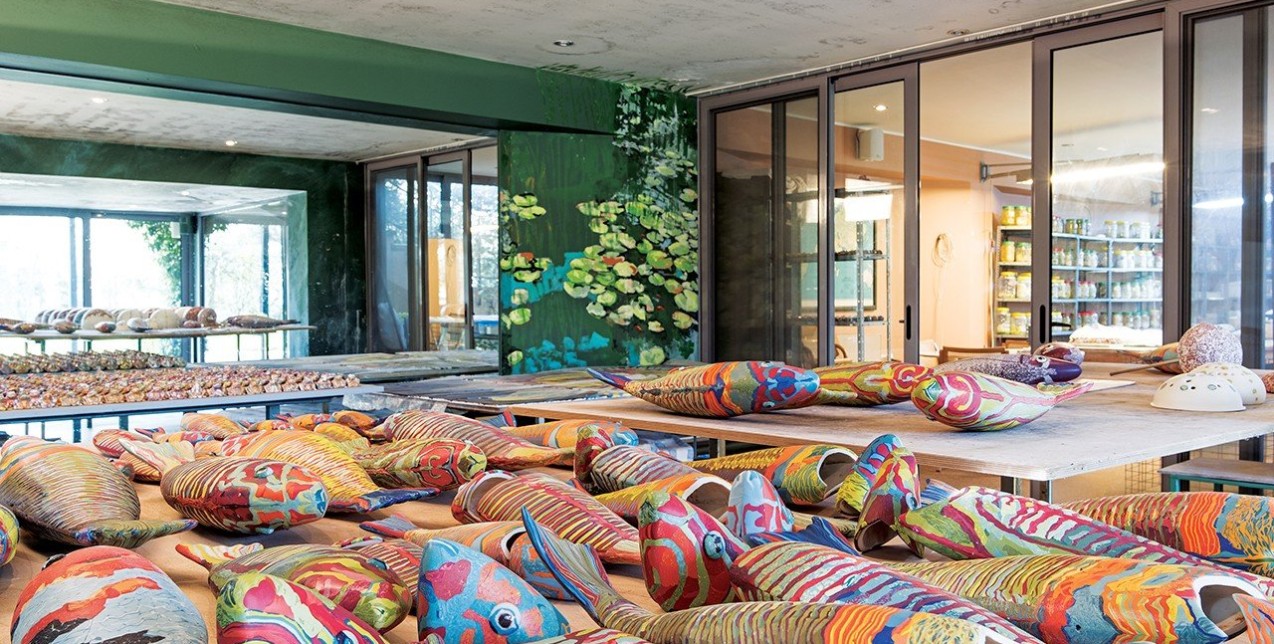 Κεραμεική και γλυπτική από τη Μαρίτσα Τραυλού 