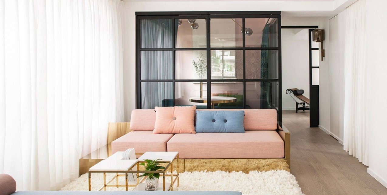 Το διαμέρισμα - showroom του σχεδιαστικού διδύμου Lim + Lu στο Hong Kong 