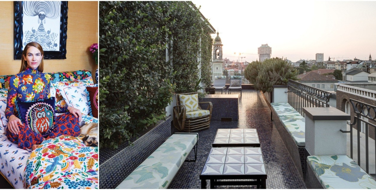 Joie de vivre: H Αμερικανίδα δημοσιογράφος και πλέον σχεδιάστρια JJ Martin μας ανοίγει το υπέροχο σπίτι της στο κέντρο του Μιλάνου