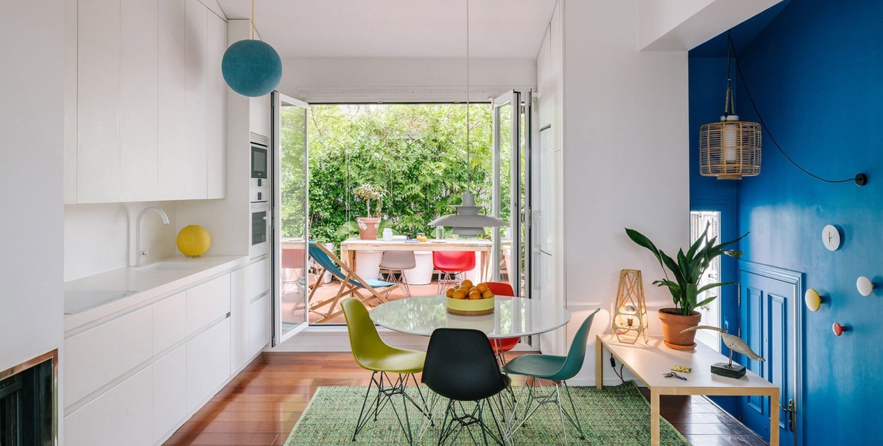 To G house στη Μαδρίτη είναι το διαμέρισμα ενός εργένη που έχει στόχο να απολαμβάνει τη ζωή 