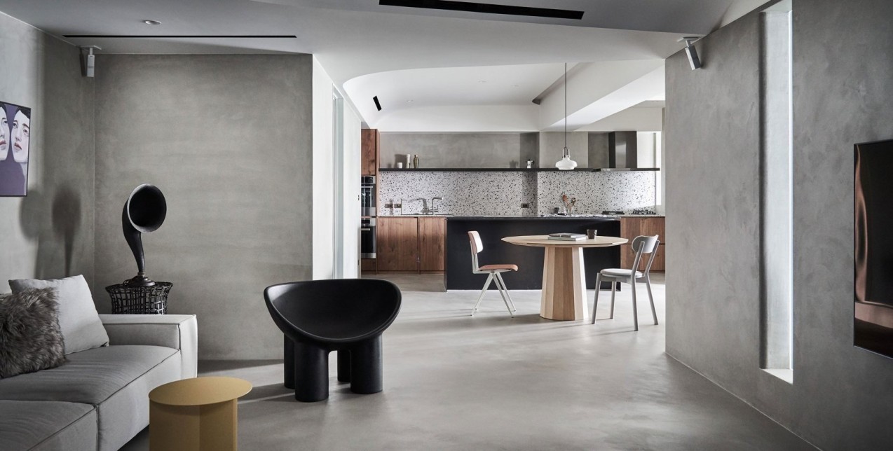 Ένα μοντέρνο & cozy διαμέρισμα στην Ταϊβάν σε ψυχρές αποχρώσεις που θα σας μαγέψει