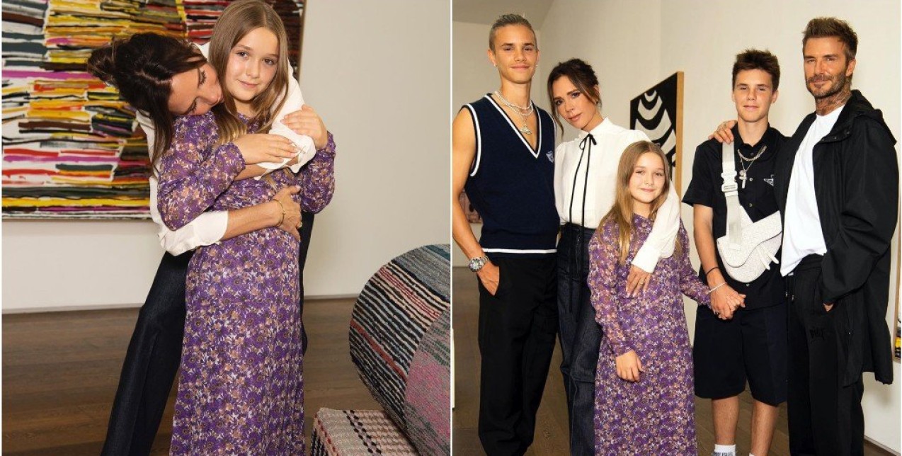 Η Victoria Beckham παρουσίασε τη SS21 collection με μόνο κοινό την οικογένειά της