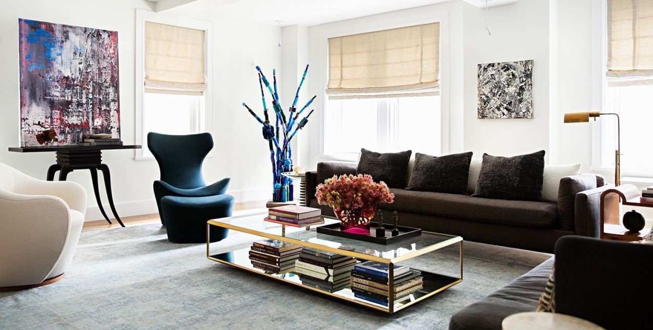 Ένα cool διαμέρισμα στο Manhattan που συνδυάζει τα μοναδικά art στοιχεία με τη διαχρονική αισθητική