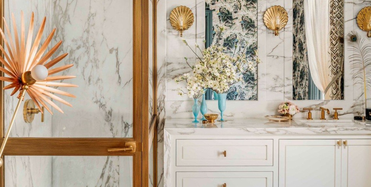 A look inside: Αντλήστε έμπνευση από τα πολυτελή μπάνια των celebrities