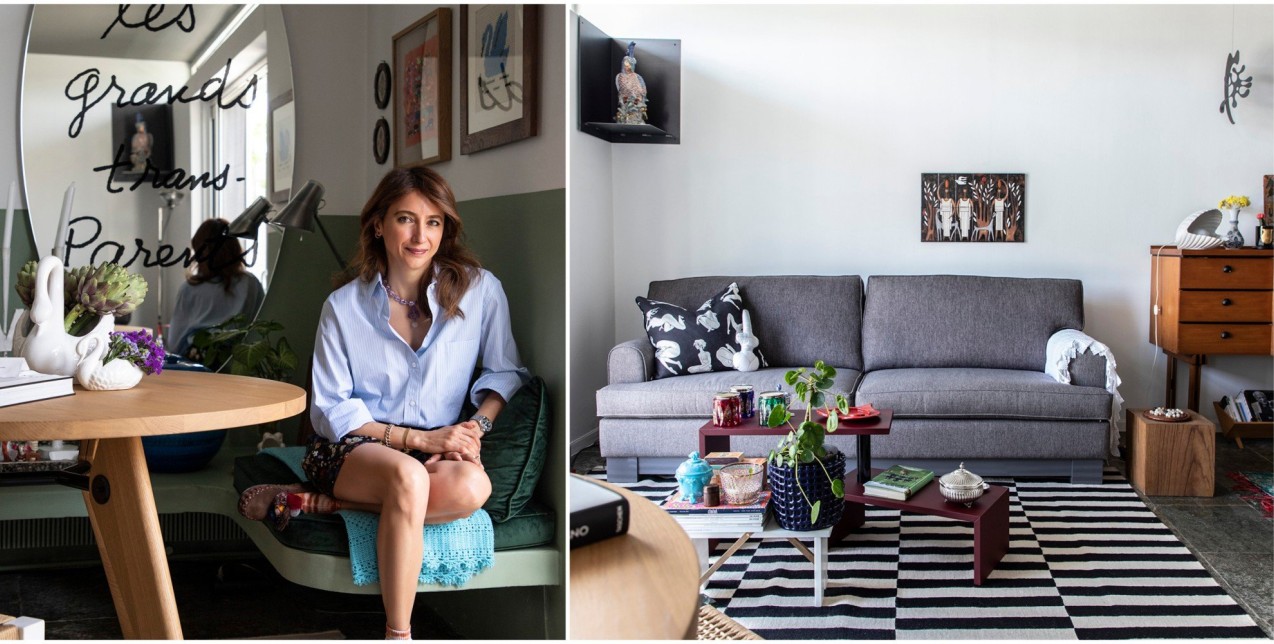 H αρχιτέκτονας Βάνα Κριμνιώτη μας ξεναγεί στο προσωπικό της ησυχαστήριο, στο διαμέρισμά της στο Ψυχικό 