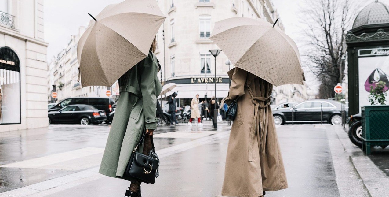 Stylish outfits ακόμα και όταν βρέχει 
