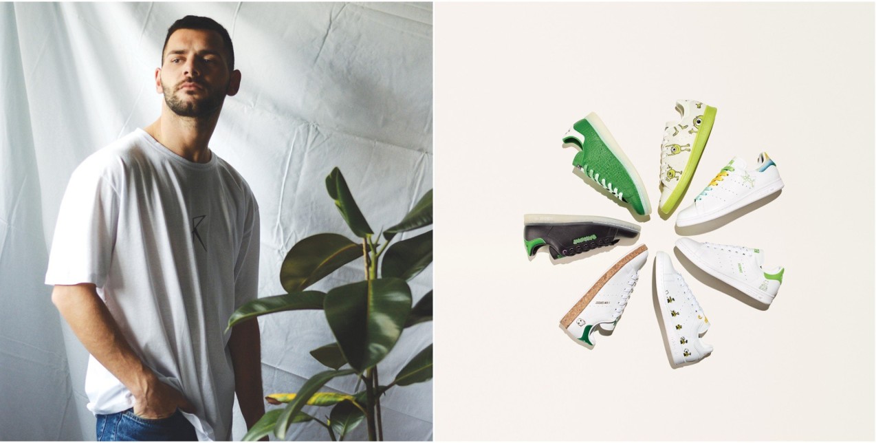 O Έλληνας illustrator και φωτογράφος Γρηγόρης Μασούρας εικονογράφησε τη νέα "green" adidas x Disney συλλογή 
