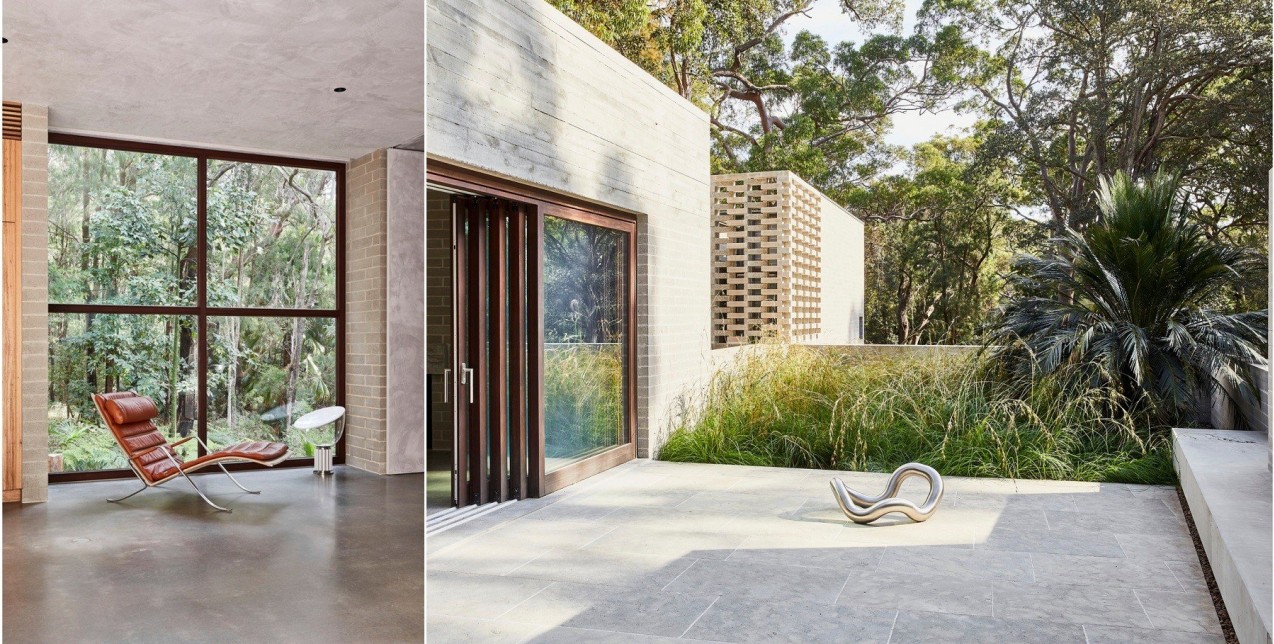 Μια μοντέρνα κατοικία που γίνεται «ένα» με την άγρια φύση