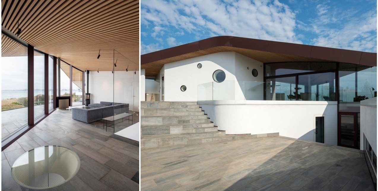 Μια φουτουριστική κατοικία στη Δανία δίνει την αίσθηση πως βγήκε απευθείας από το μέλλον