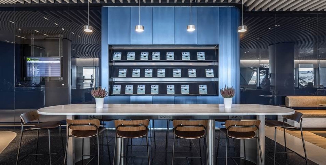 Just Open: Δείτε το ολοκαίνουριο Aegean Business Lounge στο αεροδρόμιο «Μακεδονία» της Θεσσαλονίκης 