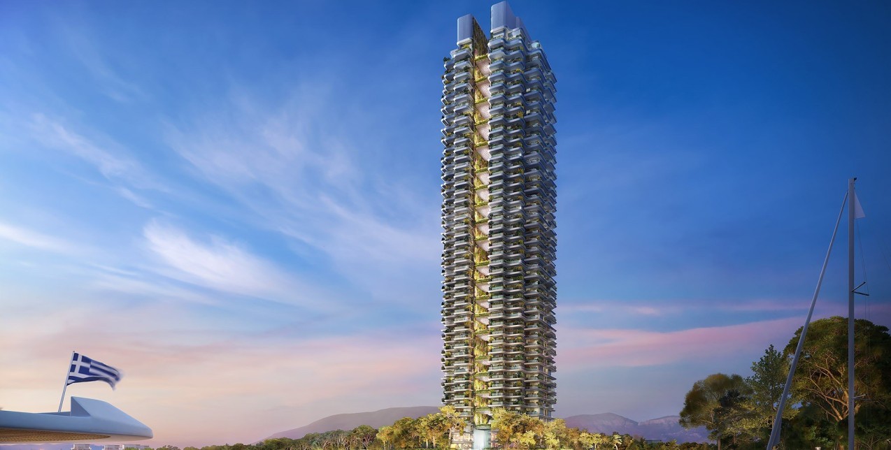 Marina Tower: O πρώτος πράσινος ουρανοξύστης στην Αθήνα είναι γεγονός 