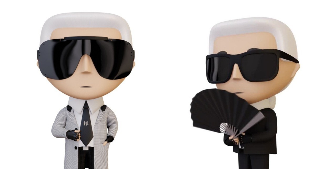 O Karl Lagerfeld γίνεται ψηφιακή μινιατούρα και η μόδα εισέρχεται στη νέα τάξη πραγμάτων