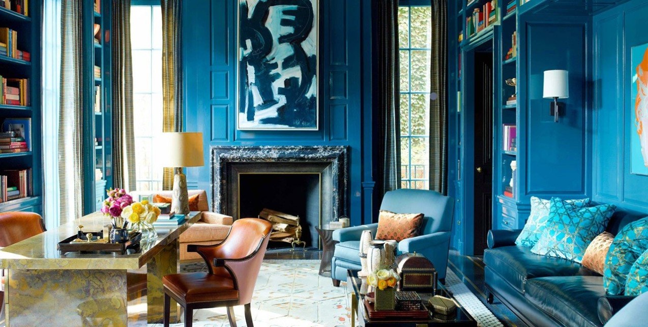 5+1 τρόποι για να νιώσετε τη γοητεία του μπλε στον χώρο σας