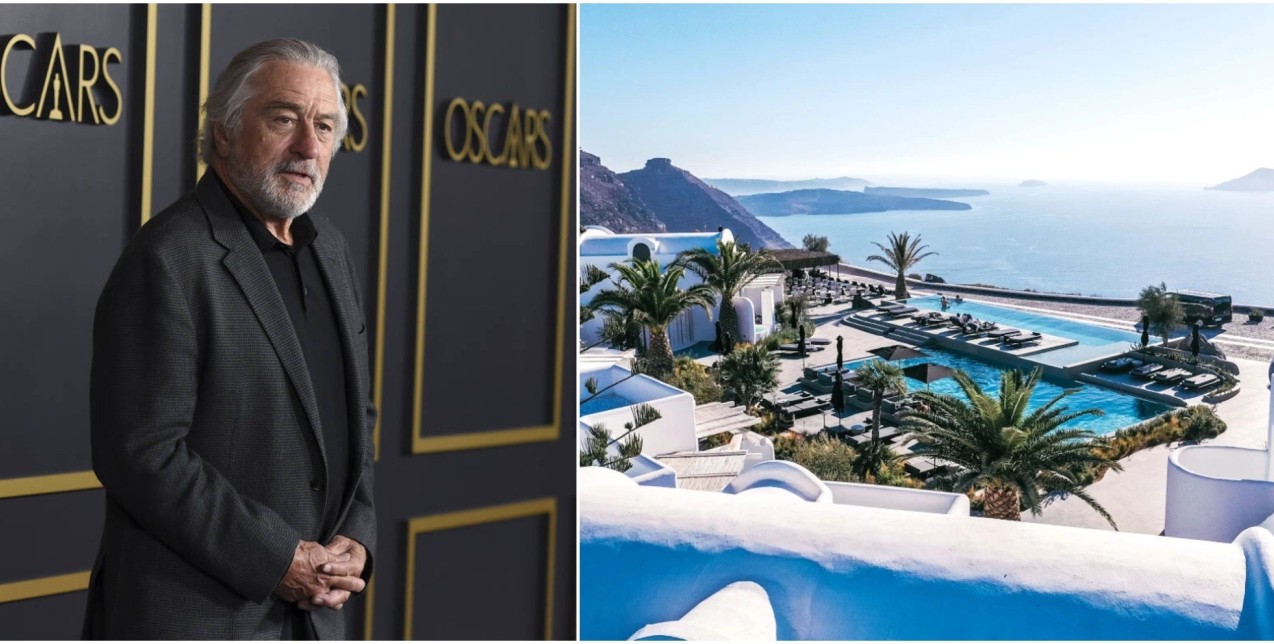 Ο Robert De Niro ανοίγει το πρώτο ξενοδοχείο Nobu στη Σαντορίνη