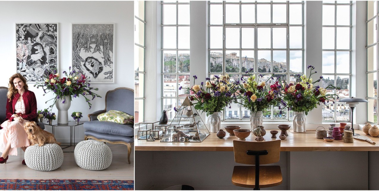 Η Ευγενία Κοκκάλα-Μελά, ιδιοκτήτρια του concept store HEROES μάς ανοίγει το υπέροχο σπίτι της στο κέντρο της Αθήνας