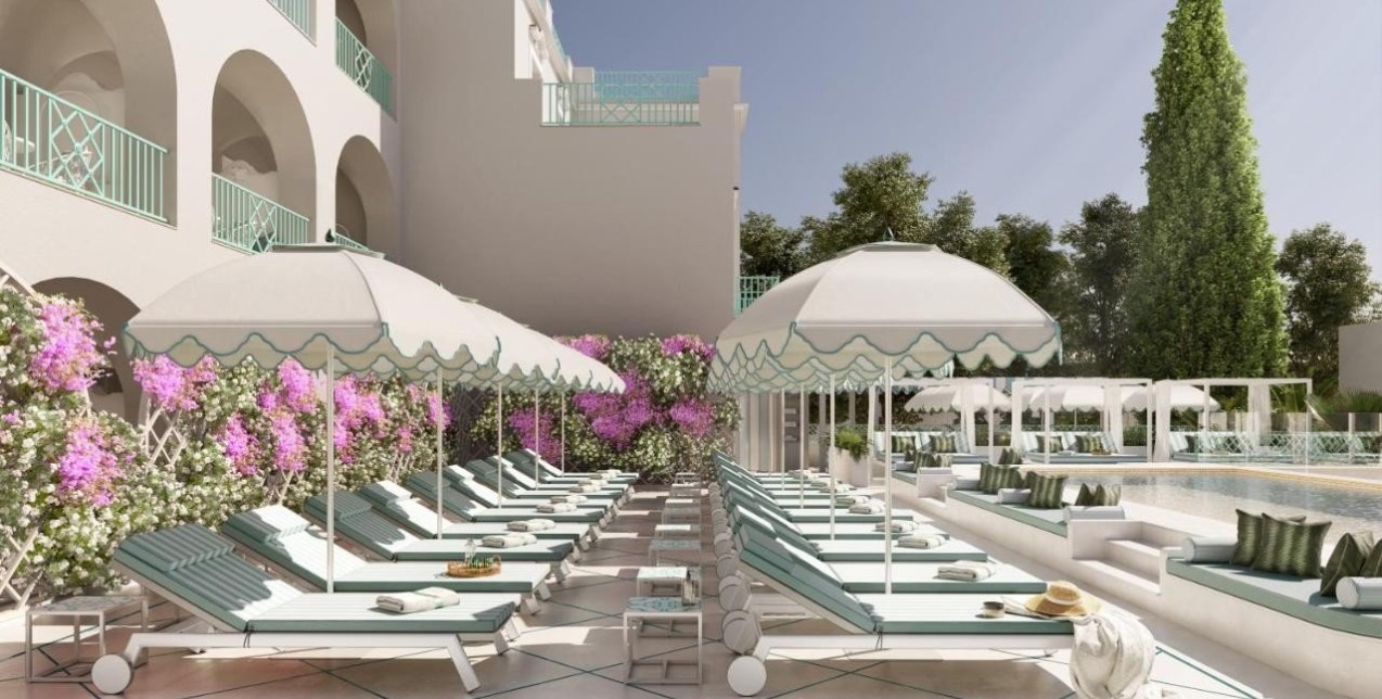 Το εμβληματικό La Palma Hotel στο Capri ανοίγει και πάλι τις πόρτες του μετά από μια ριζική ανακαίνιση