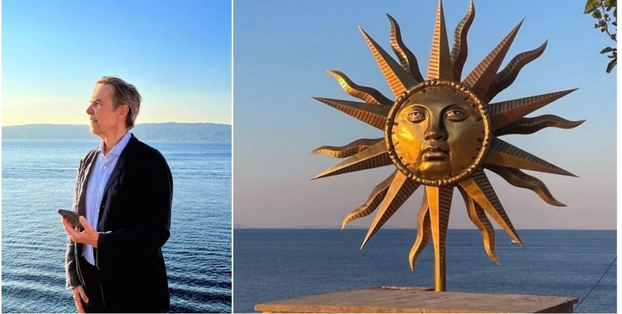 Apollo: Ο Jeff Koons «έφερε» τον θεό Απόλλωνα στην Ύδρα