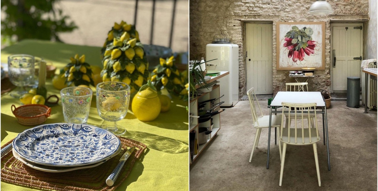 5 elegant τρόποι για να εισάγουμε summer atmosphere στην τραπεζαρία