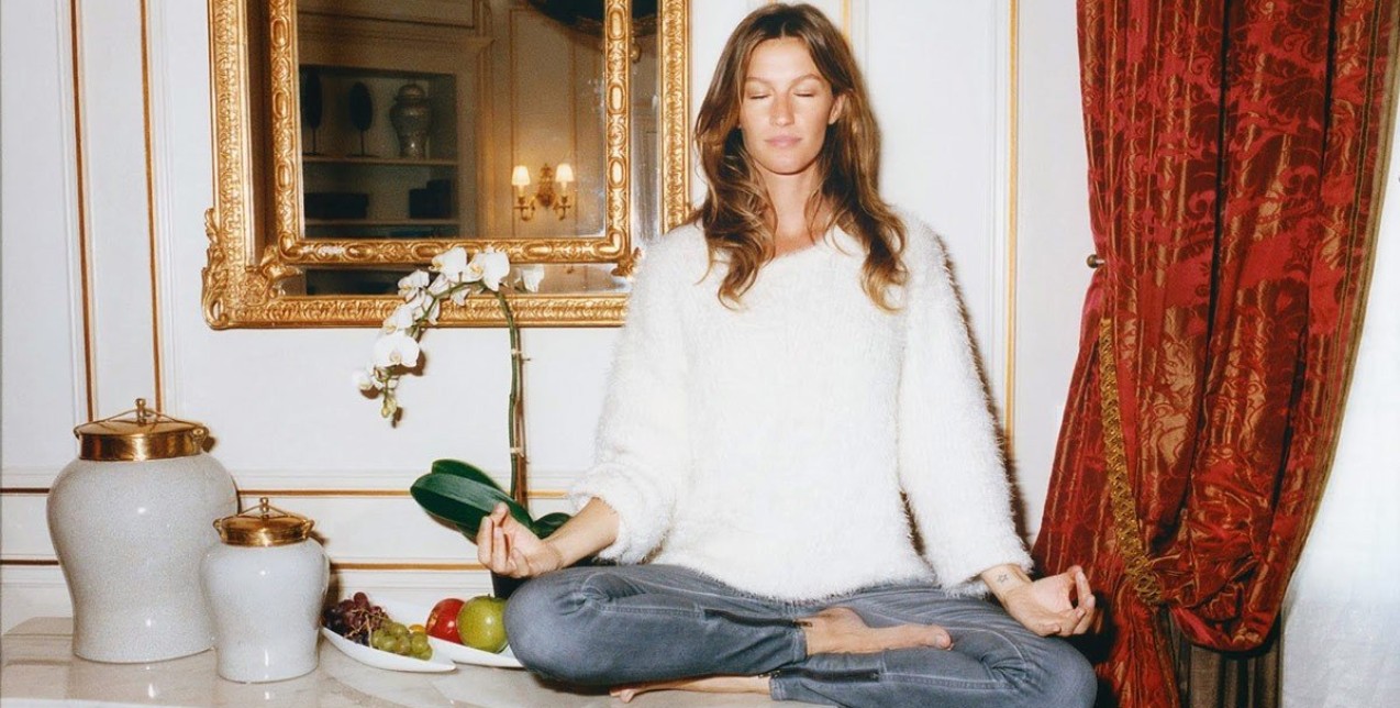 Η Gisele αποκαλύπτει τα οφέλη του διαλογισμού 