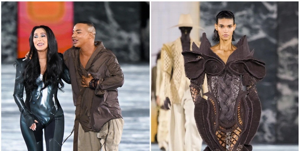 Η εμφάνιση της Cher στο show του Balmain στην PFW ήταν η καλύτερη στιγμή του Fashion Month 