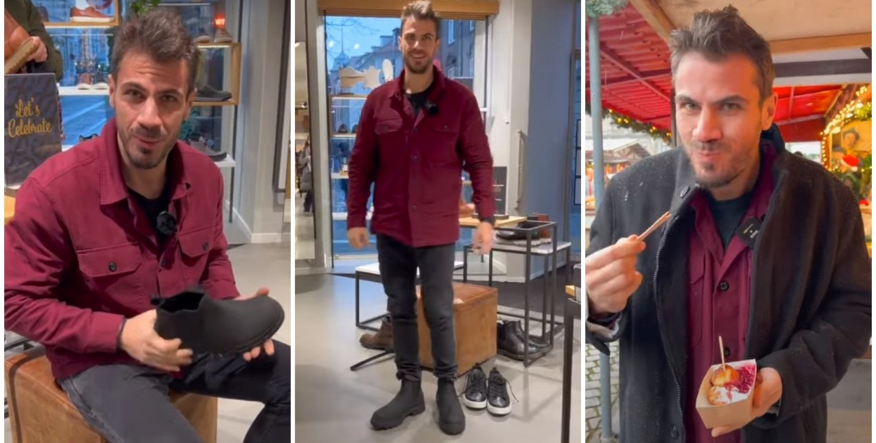 O Άκης Πετρετζίκης ανακαλύπτει τη Δανία με τα πιο fashionable και άνετα μποτάκια 