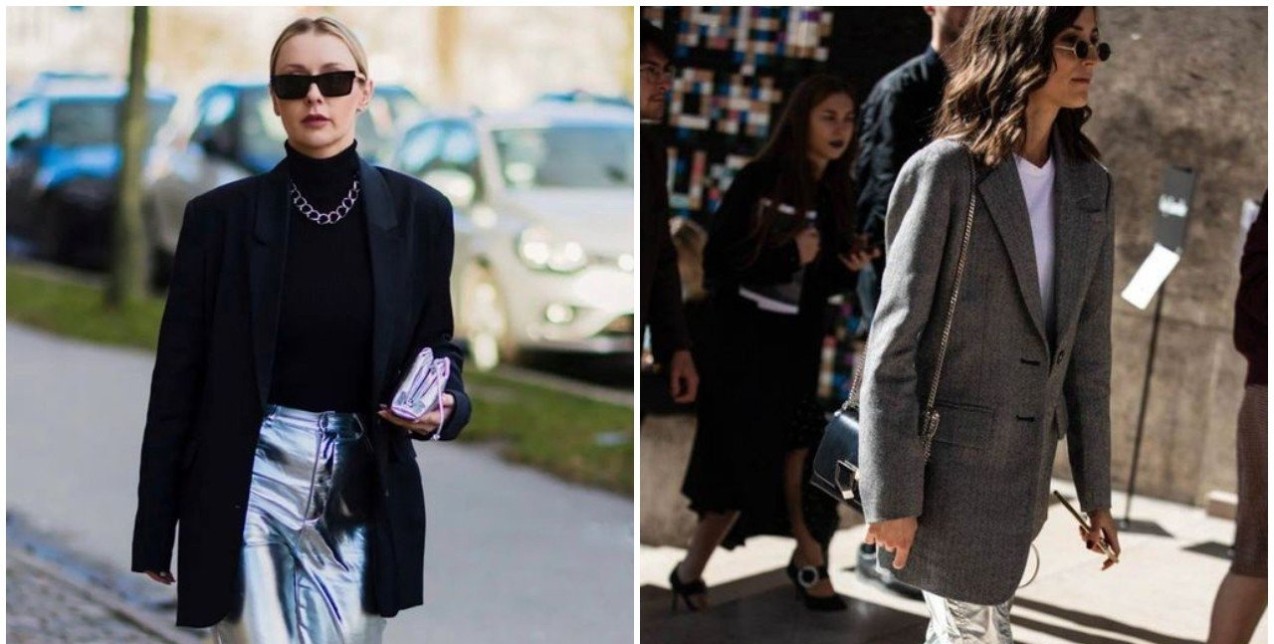 Τα ασημένια παντελόνια είναι το upgrade που χρειάζεται η γκαρνταρόμπα σας 