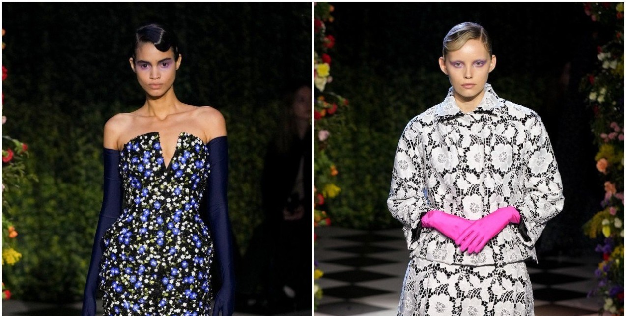 London Fashion Week F/W23: Ο Richard Quinn γέμισε με λουλούδια το Λονδίνο