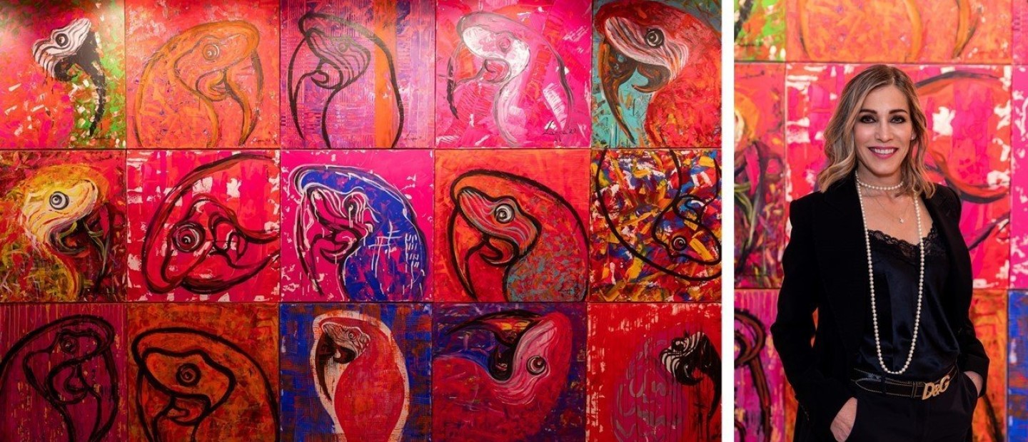 «Πορτραίτα συναισθημάτων»: Στο opening της εμπνευσμένης έκθεσης της Χριστίνας Λάππα στο Κολωνάκι 