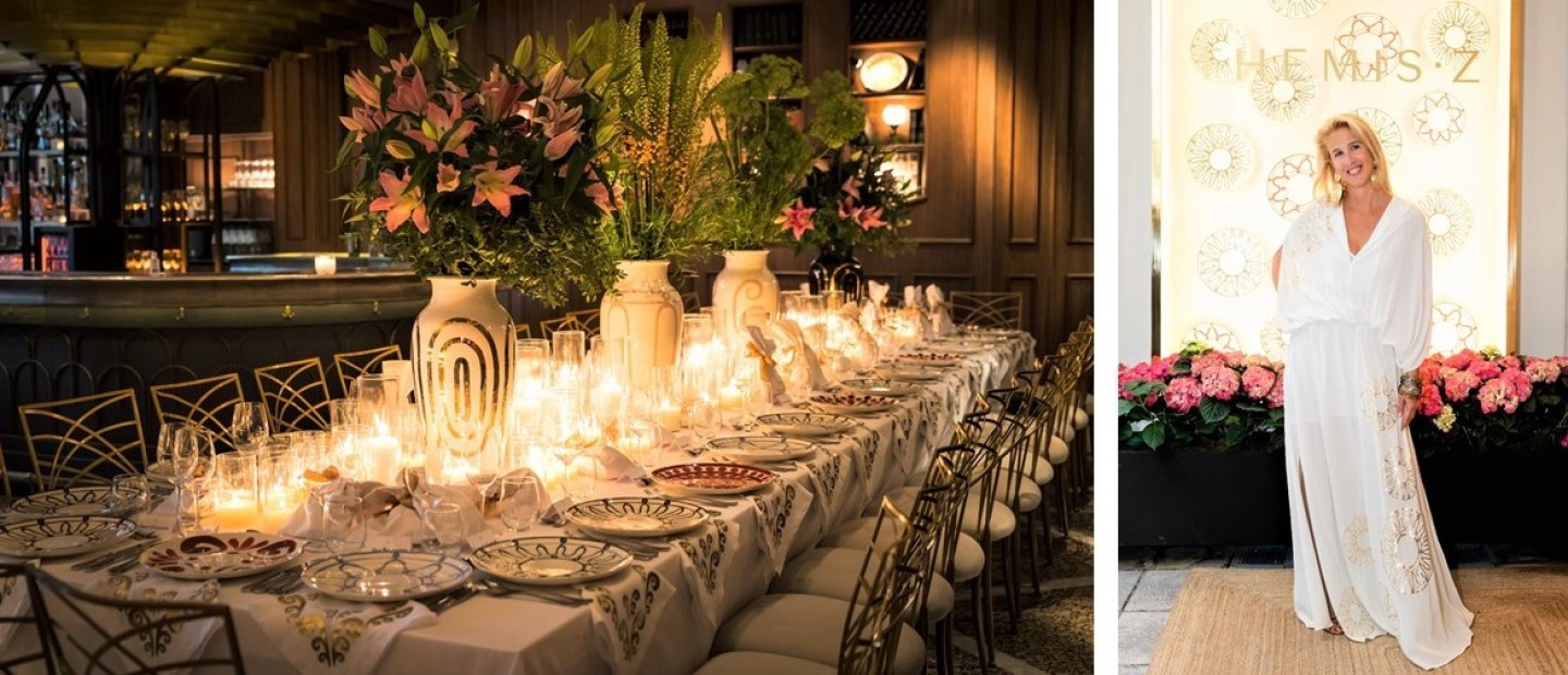 Ένα υπέροχο δείπνο από τη σχεδιάστρια Θέμιδα Ζουγανέλη του brand THEMIS · Z