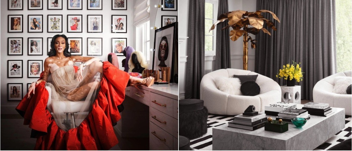 Winnie Harlow: Μας ξεναγεί στην λαμπερή κατοικία της στο Hollywood 