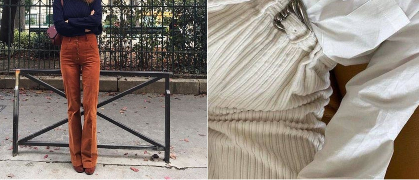 Season of corduroy: Πώς εντάσσουν το κοτλέ σε κάθε look τους οι Γαλλίδες